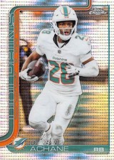 2025 Topps Chrome Football DeVon Achane Pulsar
