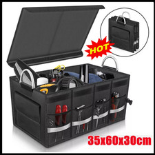 Kofferraumtasche Auto Kofferraum Organizer Aufbewahrungsbox Tasche schwarz Neu