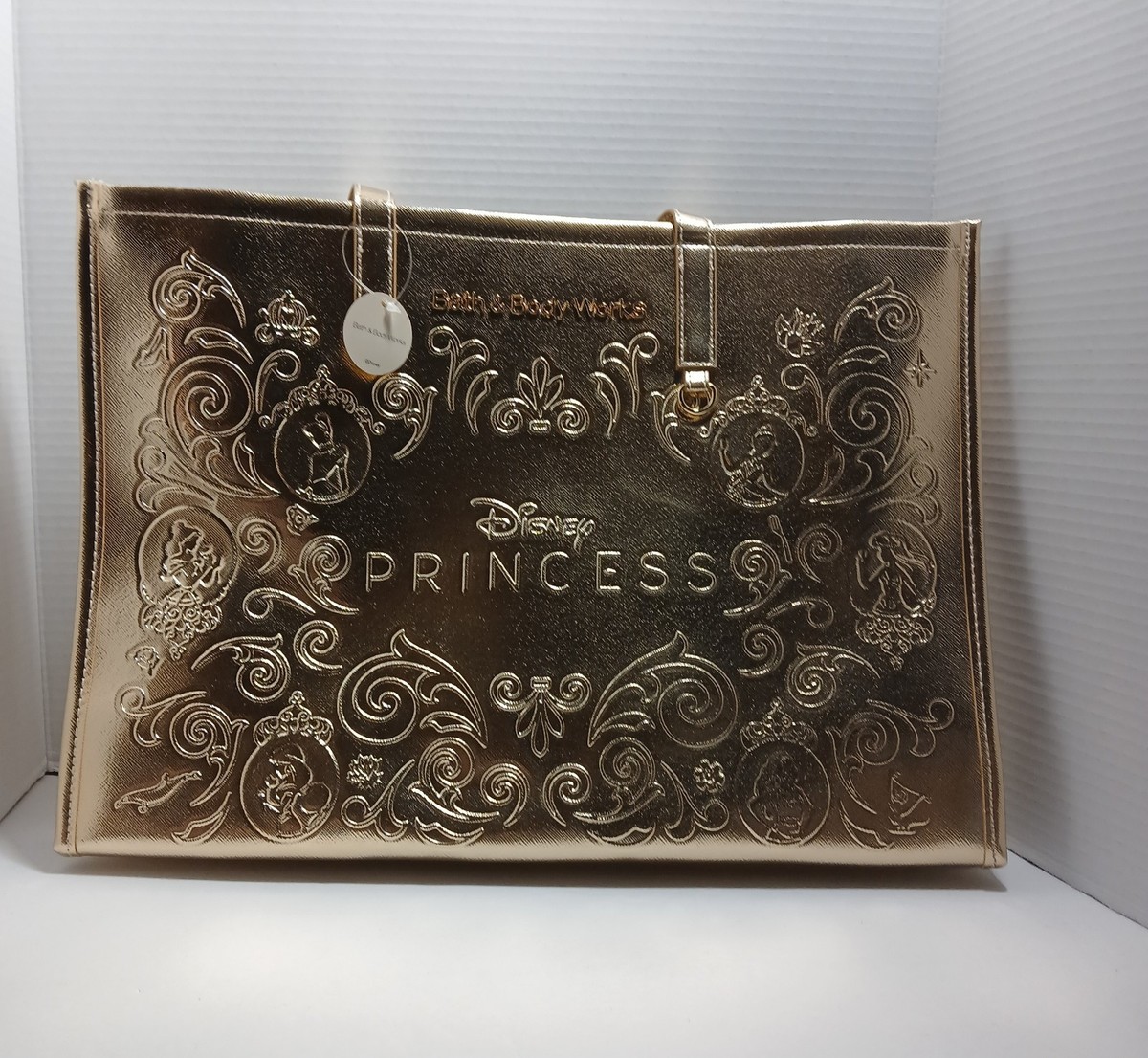 Bath & Body Works Disney Princess Backpack & Gold Tote Bath & Body Works Disney Princess Gold Tote Bag Limited  main image 2