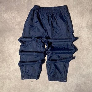 Vintage 90s Nike Swoosh Splash Track Pants Navy