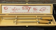NEW Jaccard Pigtail Food Flipper Box Set 2 Piece Set  12" & 19” PigTails