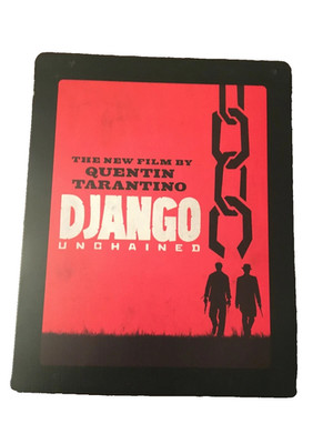 DJANGO Unchained BLU RAY/DVD TARGET  STEELBOOK NO BONUS DISC