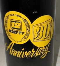 10 OZ  COCA COLA Bottle 1984 WDEF TV 12 30TH ANNIVERSARY FULL