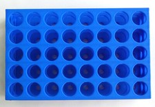 Plastic Tube Rack Hole Diameter 18 mm 5x8 Positions Centrifuge Test Tube Stand