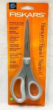fiskars titanium blade coating 8 inch scissors scuffed packaging