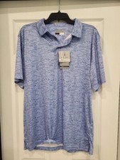 PGA Tour Pro Series Stretch Purple Polo Golf Shirt, Men's Size Large NWT