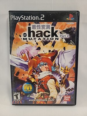 dot .hack Mutation Part 2 + Registration - Complete PlayStation 2 PS2 Game CIB