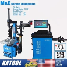 Motooltech ME-T570/ME-B610 Tire Changer & Wheel Balancer Auto Repair Machine