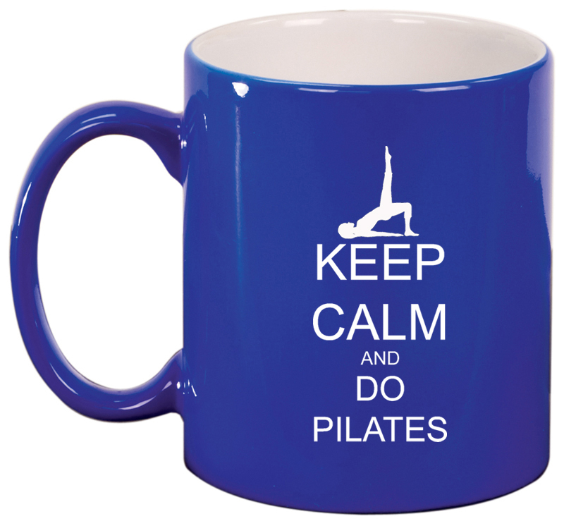 11oz Ceramic Coffee Tea Mug Glass Cup Keep Calm and Do Pilates | eBay