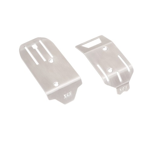 Piezas de placa de parachoques delantero y trasero de acero inoxidable para Arrma 1/18 Typhon Grom RC - Imagen 7 de 8