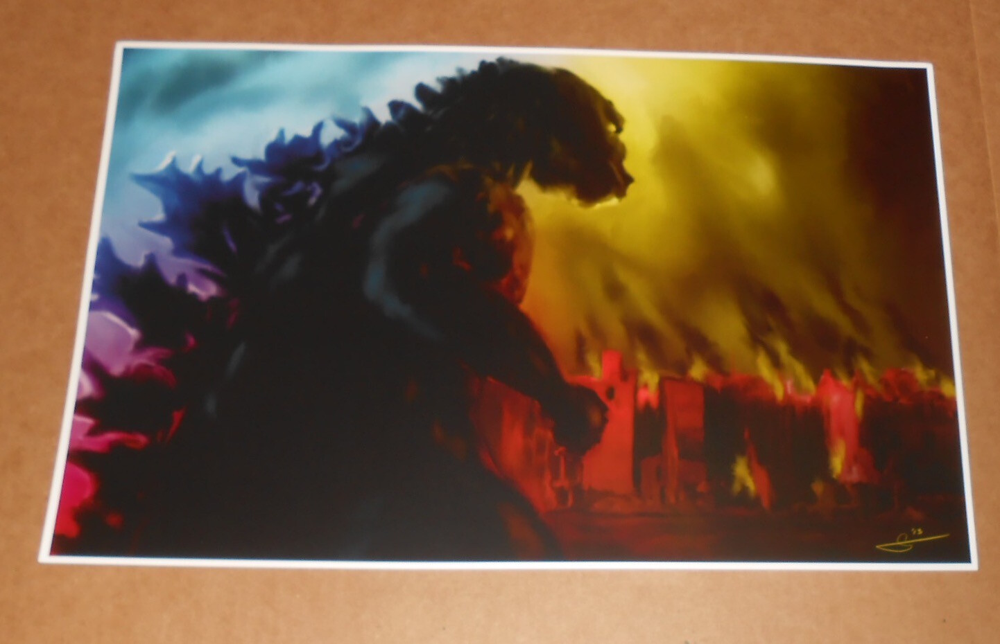 Godzilla Poster Print 2013 Original 11x17 Gizmonic Mystery Science Theatre