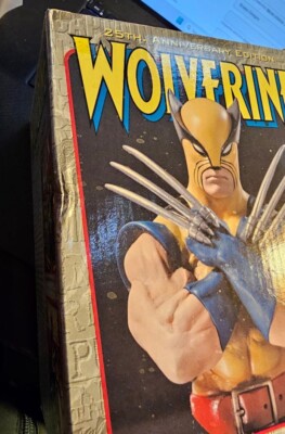 WOLVERINE mini-bust 25th ANNIVERSARY BOWEN 2000 2645/7000 NEW IN