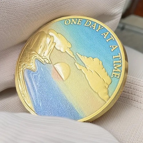AA Medaille Coast Sunrise Awakening Chips mit goldenem Farbton 3 Stück - Bild 2 von 5
