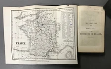 Folding Map   Edward Farr   Every Child’s History of France   Dean & Son  c.1880