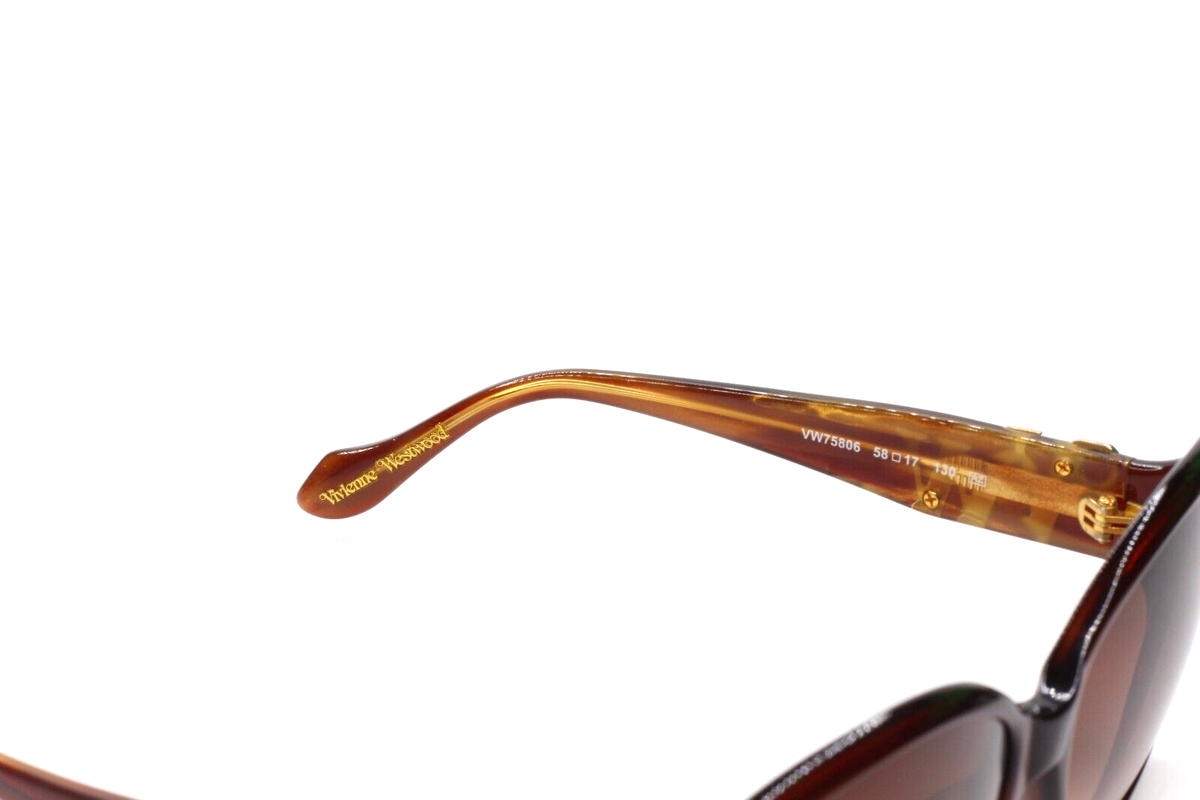 Vivienne Westwood VW75806 Brown Gold Acetate Italy Luxury