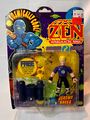 Zen Intergalactic Ninja JEREMY BAKER  Justoys Action Figure Factory Sealed Comic