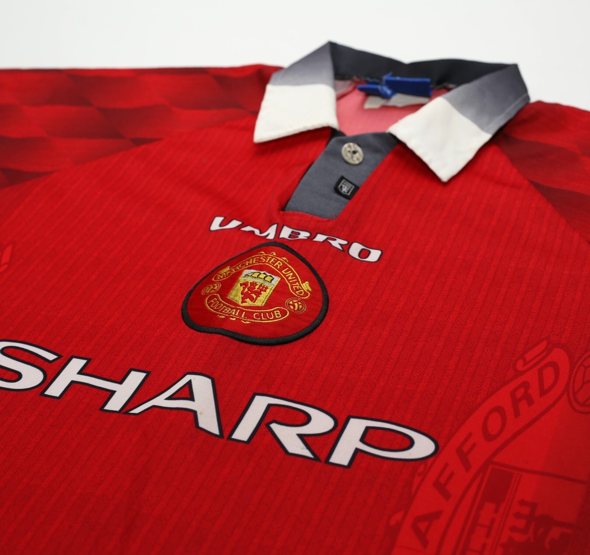 1996/98 CANTONA #7 Manchester United Vintage Umbro Home Football