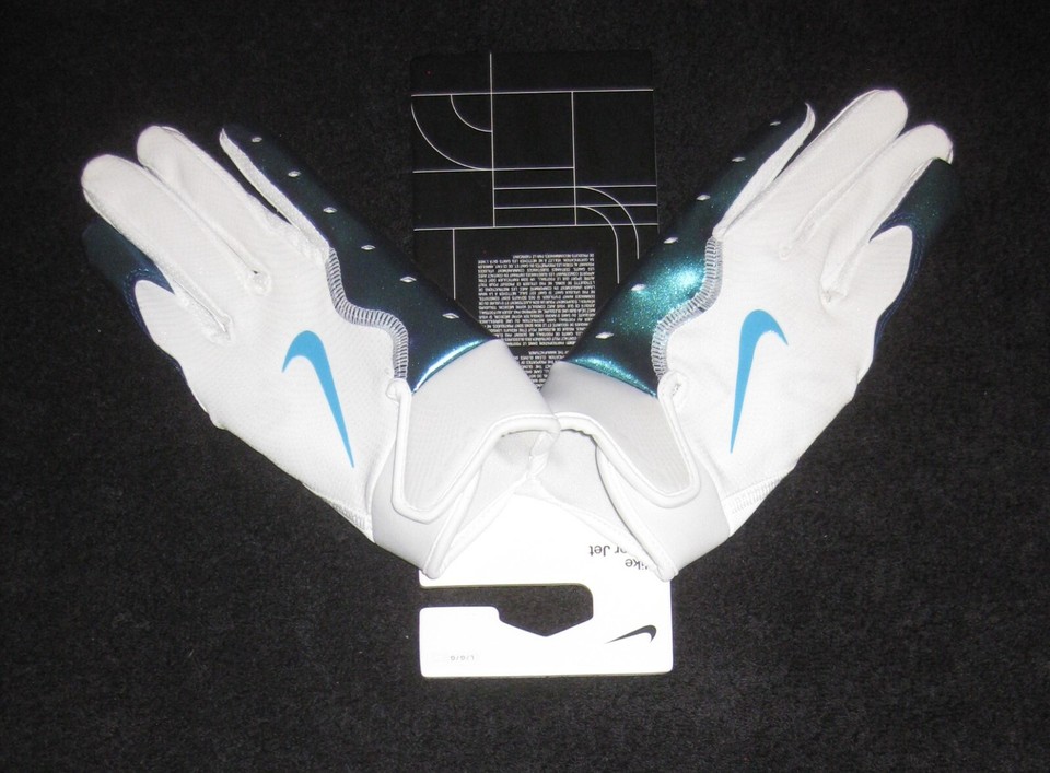 NIKE VAPOR JET 8.0 IRIDESCENT FOOTBALL GLOVES 1010843 166 YOUTH LARGE