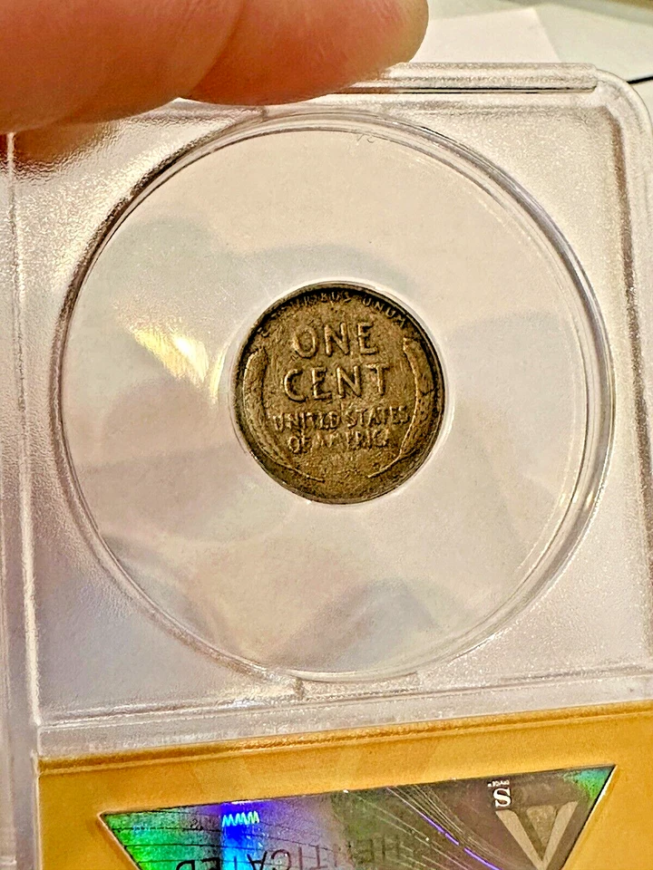 1910-S Lincoln Wheat 1c ~ ANACS VG10 ~ (Semi-) Key Date ~ Solid Coin! - Image 2 of 3