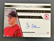 2006 Tristar Prospect Plus - Jason Place #FH-38 Boston Red Sox - AUTO