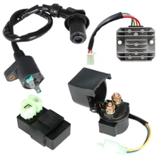 for 125 150cc GY6 ATV Go Kart Electric set Ignition coil cdi relay regulator