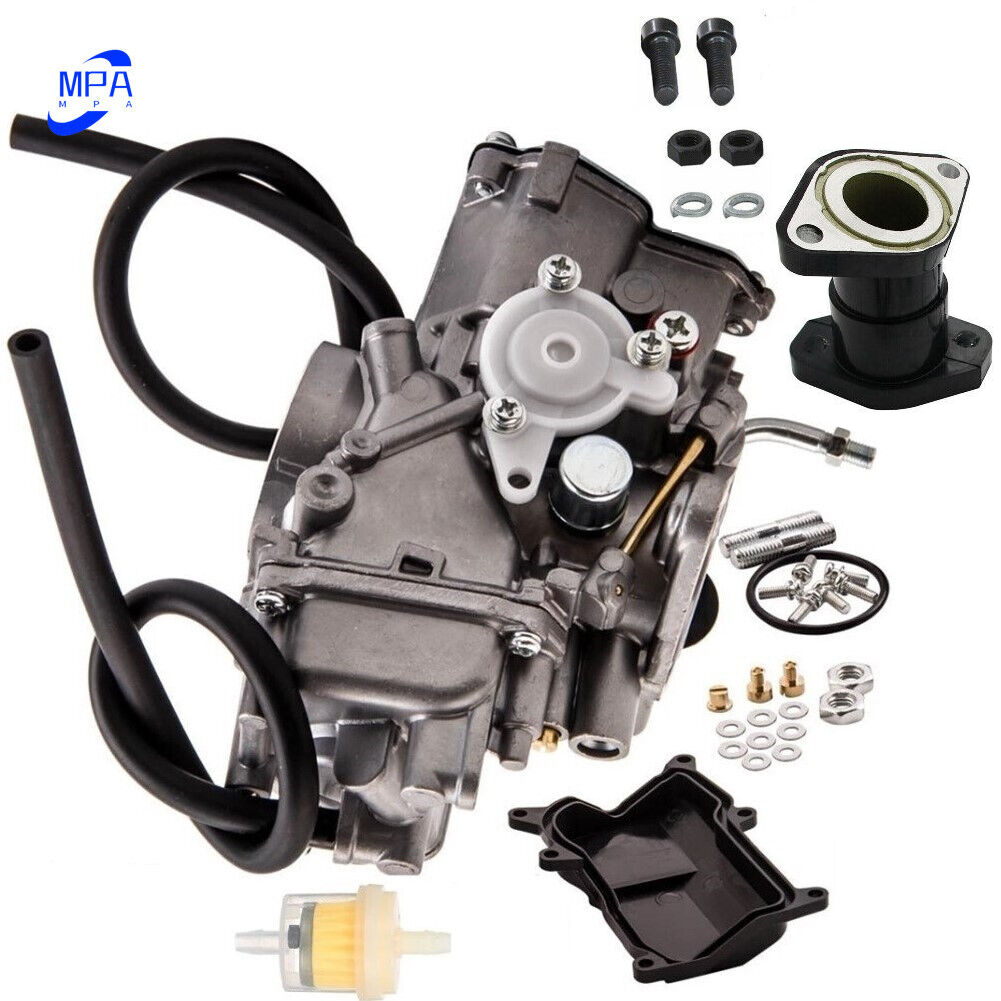 Carburetor + Intake Manifold For Yamaha Kodiak 400 YFM400FW 4x4