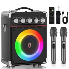 Karaoke Machine Audio with Microphone Portable Bluetooth Speaker Graduation Gift