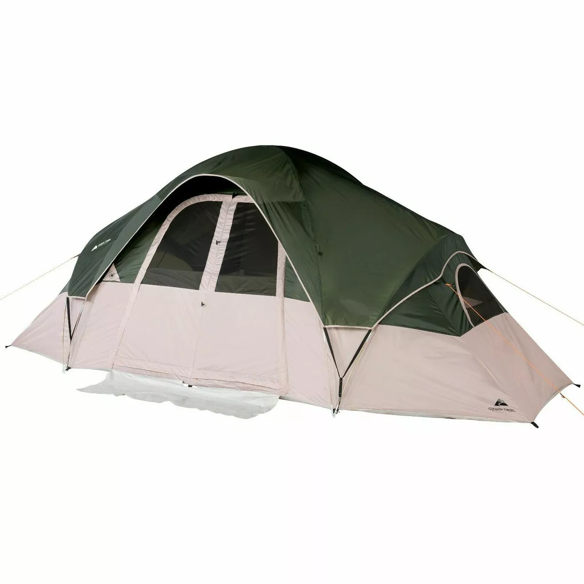 Ozark Trail 8 Person 2 Room Modified Dome Tent with Roll back Fly