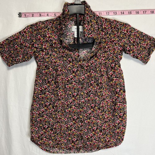 Old Navy Girls Toddler Floral Dress Shirt Size 4T Button Up Multicolor and Comfy - Picture 19 of 23
