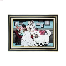 Anime SPY×FAMILY Yor Forger 3D Art Wedding Dress Painting Hollow Paper Carving