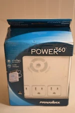 Panamax - Power 360 6-Outlet Wall Tap Charging Station - White [P360-DOCK]