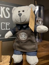 Original First Starbucks Seattle Pike Place Market Bearista Teddy Bear New