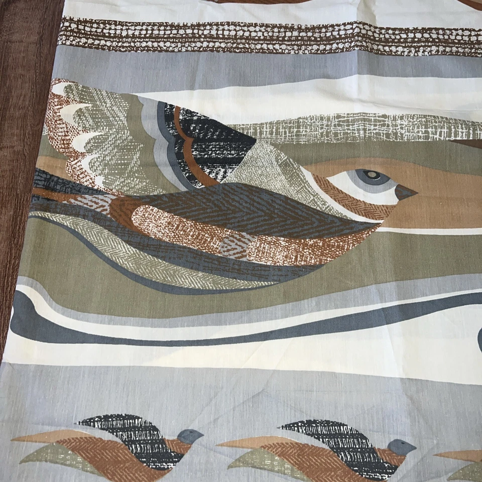 Винтажный Helen Webber Burlington 1980 двойной плоский лист птицы в полете ласки - Изображение 3 из 4