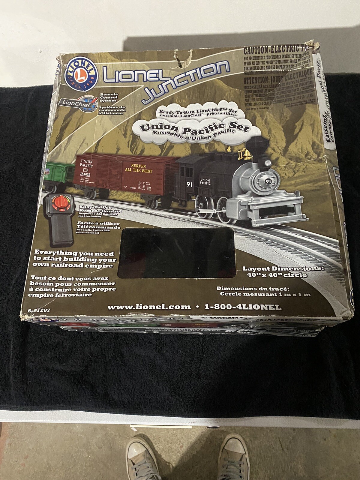 LIONEL JUNCTION Union Pacific Set (6-81287)O gauge