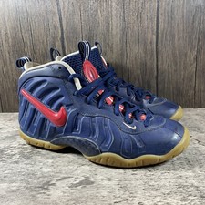 Boy's Nike Little Foamposite Pro 'USA' Sneakers 644792-405- Size 6Y