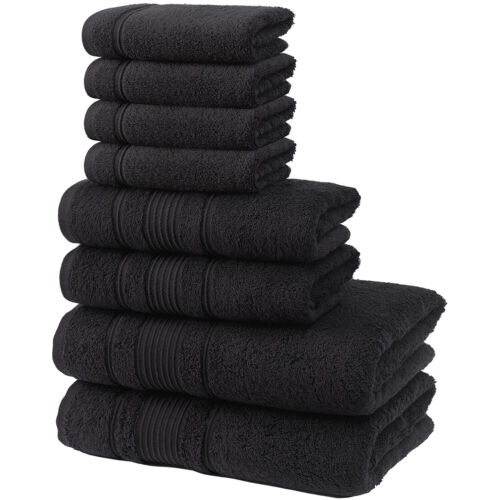 Handtuchset 8 teiliges Set Badetuch Handtuch Waschlappen auch im Set Qute Handtücher - Bild 3 von 57