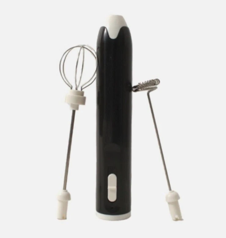 Milk Frother Handheld Double Whisk Foam Coffee Maker USB Rechargeable Electric