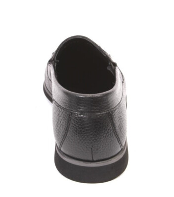 ROBERTO SERPENTINI 6907a Black Leather Moccasins Loafers 41  display picture 2