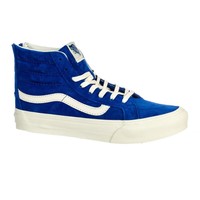 Vans Sk8-hi Slim Zip (scotchguard) Blue Size 4 Rrp £65 (lp) Vans Sk8-hi Slim Zip (scotchguard) Blue Size 4 Rrp £65 (lp)