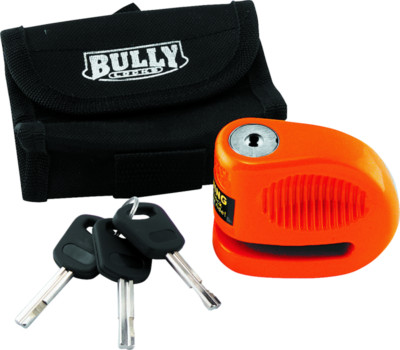 BikeMaster 132222 Bully Lock Disc Orange W/ Pouch - 5.5Mm Performance Parts