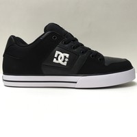 Dc Shoes Pure Black Black White Trainers Dc Shoes Pure Black Black White Trainers