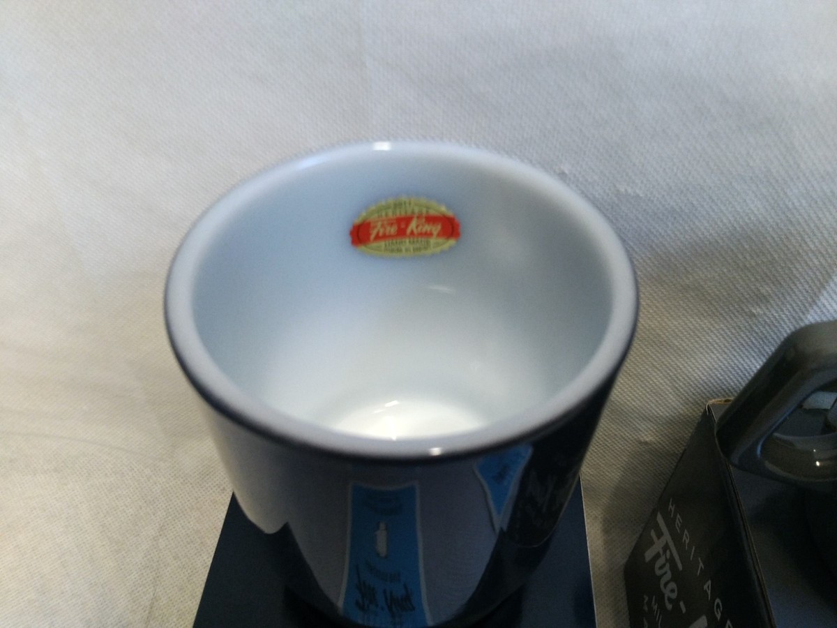Starbucks Fragment Design x Fire-King Glass Mug cup 2018