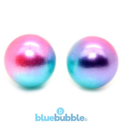 Bluebubble CANDY PEARL Kugel Ohrringe süß süß Retro Kitsch Hochzeit Brautjungfer 