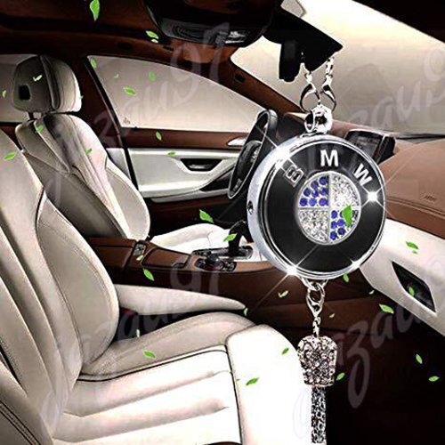 Universal CAR diamond logo Perfume Air Freshener Rearview Mirror Perfume Pendant - Picture 33 of 105