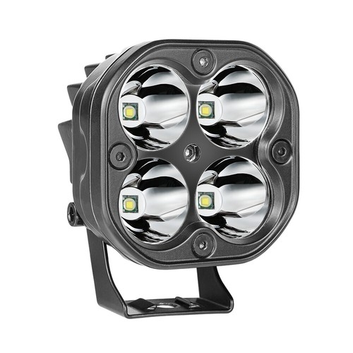 2X 3" 80W Cube LED Work Light Bar Spot Pods Round OffRoad Driving Lamp For JEEP - Picture 8 of 13