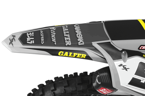 Kit gráfico kx Fit Kawasaki KX450F (2019 20 21 22 2023) KX250F (2021 22 23 2024) - Imagen 4 de 6