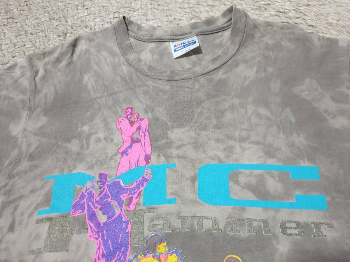 1991 MC HAMMER vintage concert tour band tee hip-hop rap Tee T