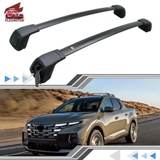 Upgraded 165lbs Crossbar for 2021-2024 Hyundai Santa Cruz Roof Rack Top Cargo