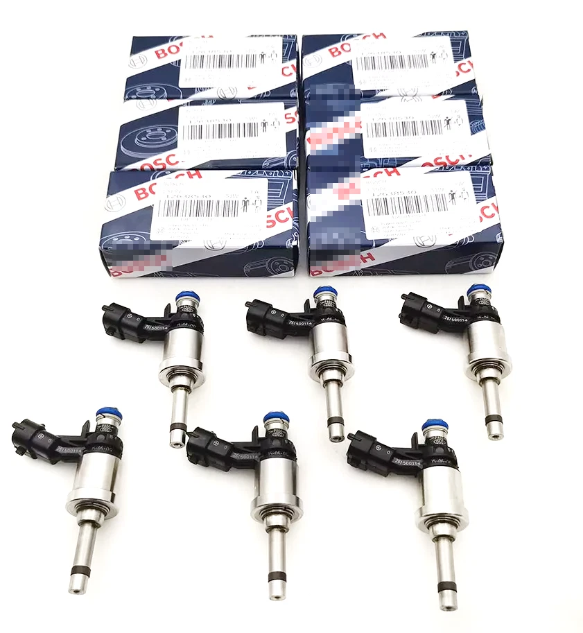 6x OEM Bosch Fuel injectors For Buick Chevrolet Camaro Traverse GMC Acadia 3.6L Foto 3 de 4