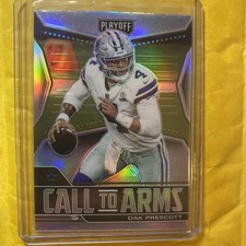 2021 Panini Playoff - Call to Arms Dak Prescott #CA-DPR Silver Prizm Pwe 
